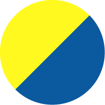 HiVis-Gelb/Blau