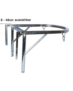 Schuttrohr Gerüst- und Brüstungsrahmen