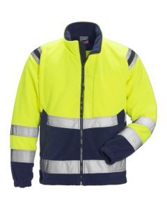 Fristads Fleecejacke 4041 FE gelb/marine  