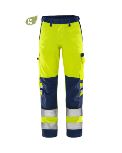 Fristads-Green Hose 2651 GPLU - Kl.2 | Warnschutz-Gelb/Marine