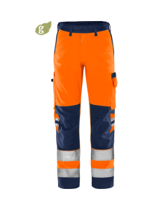 Fristads-Green Hose 2651 GPLU - Kl.2 | Warnschutz-Orange/Marine