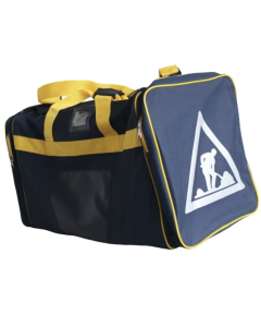 Effektentasche-Bau Blau/Gelb | gross 