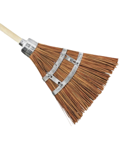 Piassava Besen 2-Band braun