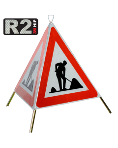 Triopan Faltsignal Construction 90cm R2