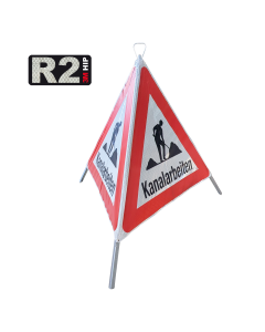 Triopan Faltsignal Construction 90cm R2