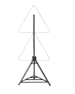 Signaltafelständer zusammenlegbar | verzinkt