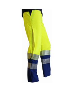 WS Stretch-Sommerhose | Kl.2 - HiVis-Gelb/Blau