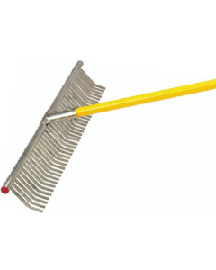 Rasenrechen-Alu 38-Zinken 72cm / mit Stiel