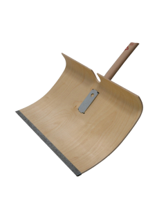 Schneeschieber-Sperrholz KLEMM-FIX mit Stiel