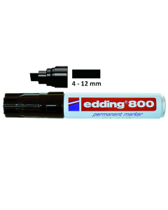 Filzstift-Edding 800 / Schwarz 4-12 Keil