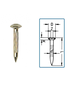 Messnägel mit Linsenkopf 