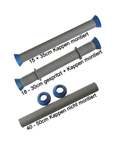 Distanzrohr mit Kappen ø22mm