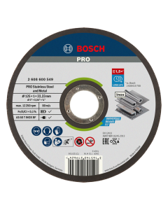 Trennscheibe-Inox+Metal 125x1.0x22mm