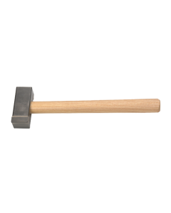 Bossierhammer mit 2-Hartmetallkanten