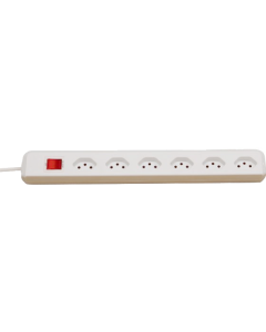 Steckerleiste 6-fach | 230V mit Schalter
