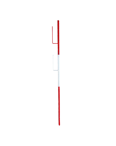 Lattenpfahl mit 2-Halter offen | 140cm