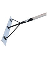 Teerkrücke flach 60cm mit Stiel