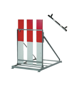 Vorsignalständer für 3 Absperrlatten